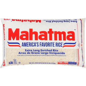 MAHATMA RICE LONG GRAIN 4% WHITE POLY 8/5lbs