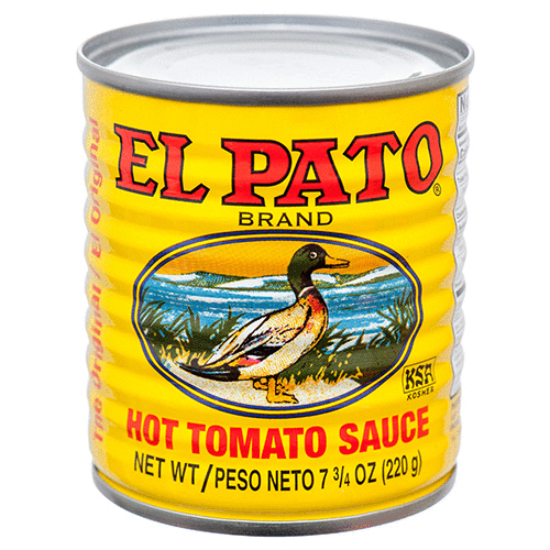 EL PATO HOT TOMATO SAUCE (YELLOW) 24/7.75oz (SKU 19031